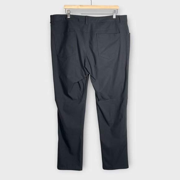 Lululemon ABC Pant Classic Warpstreme 40 x 33 Mens Black Very Dark Midnight Blue - Picture 2 of 7